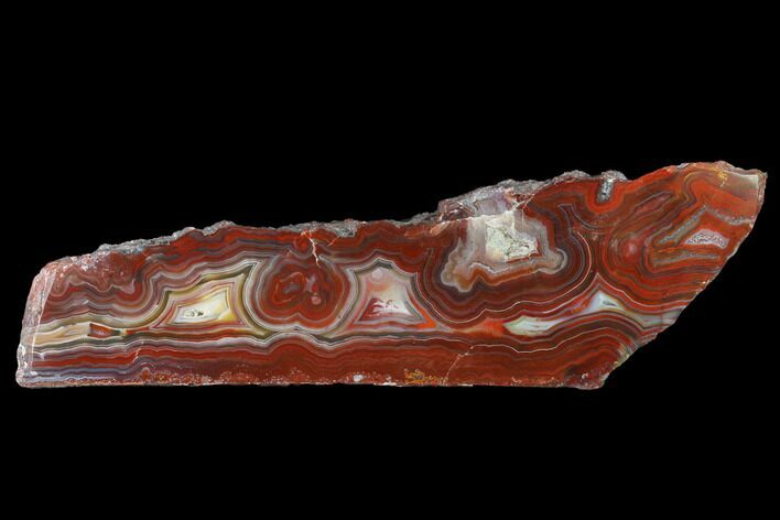 Polished Crazy Lace Agate Slab - Mexico #141200
